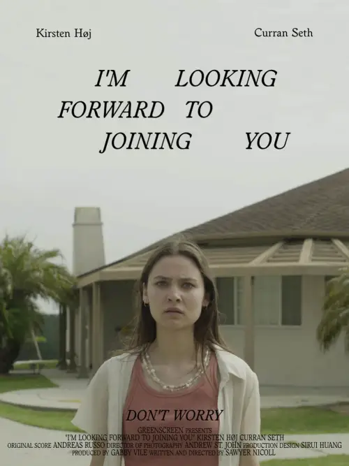 I’m Looking Forward to Joining You